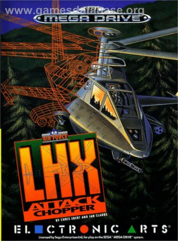 Cover LHX Attack Chopper for Genesis - Mega Drive